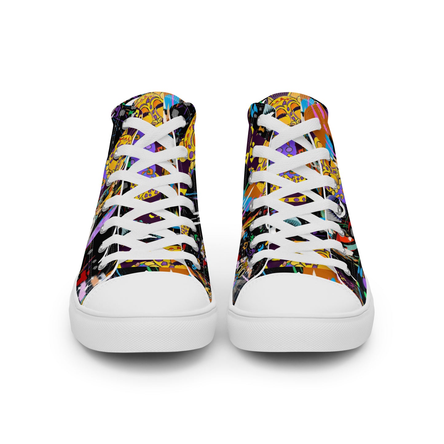 Women’s high top canvas shoes