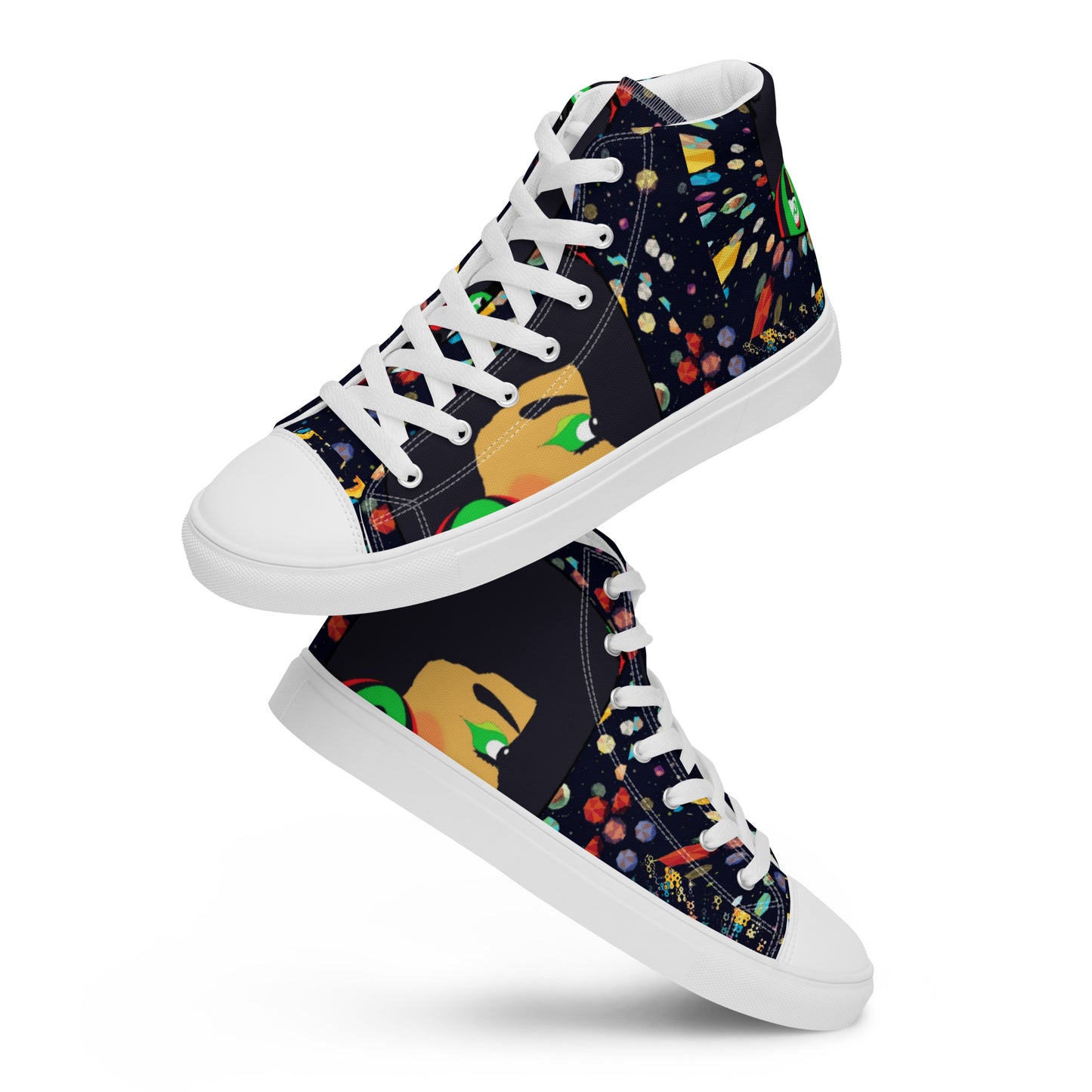 Women’s high top canvas shoes