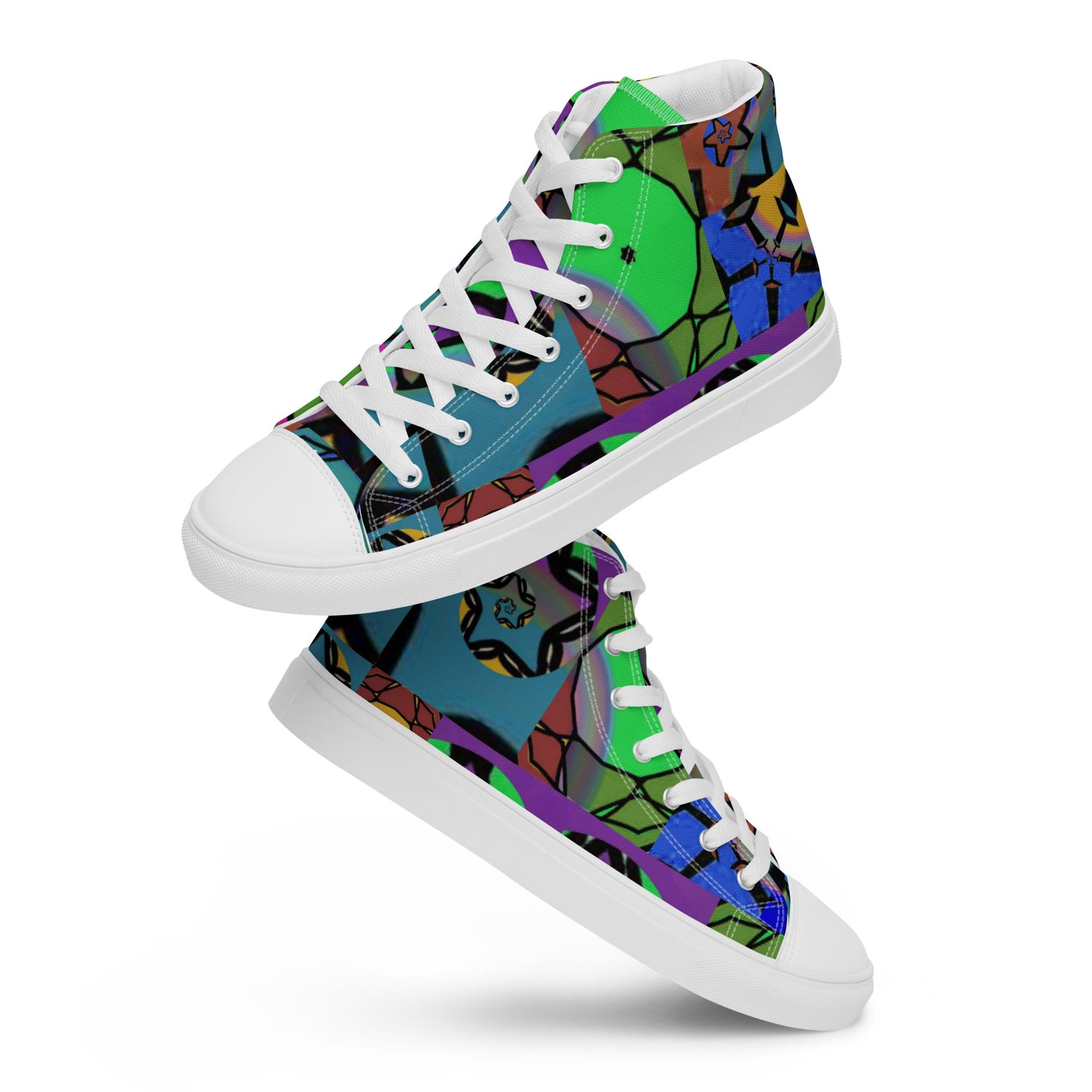 Women’s high top canvas shoes