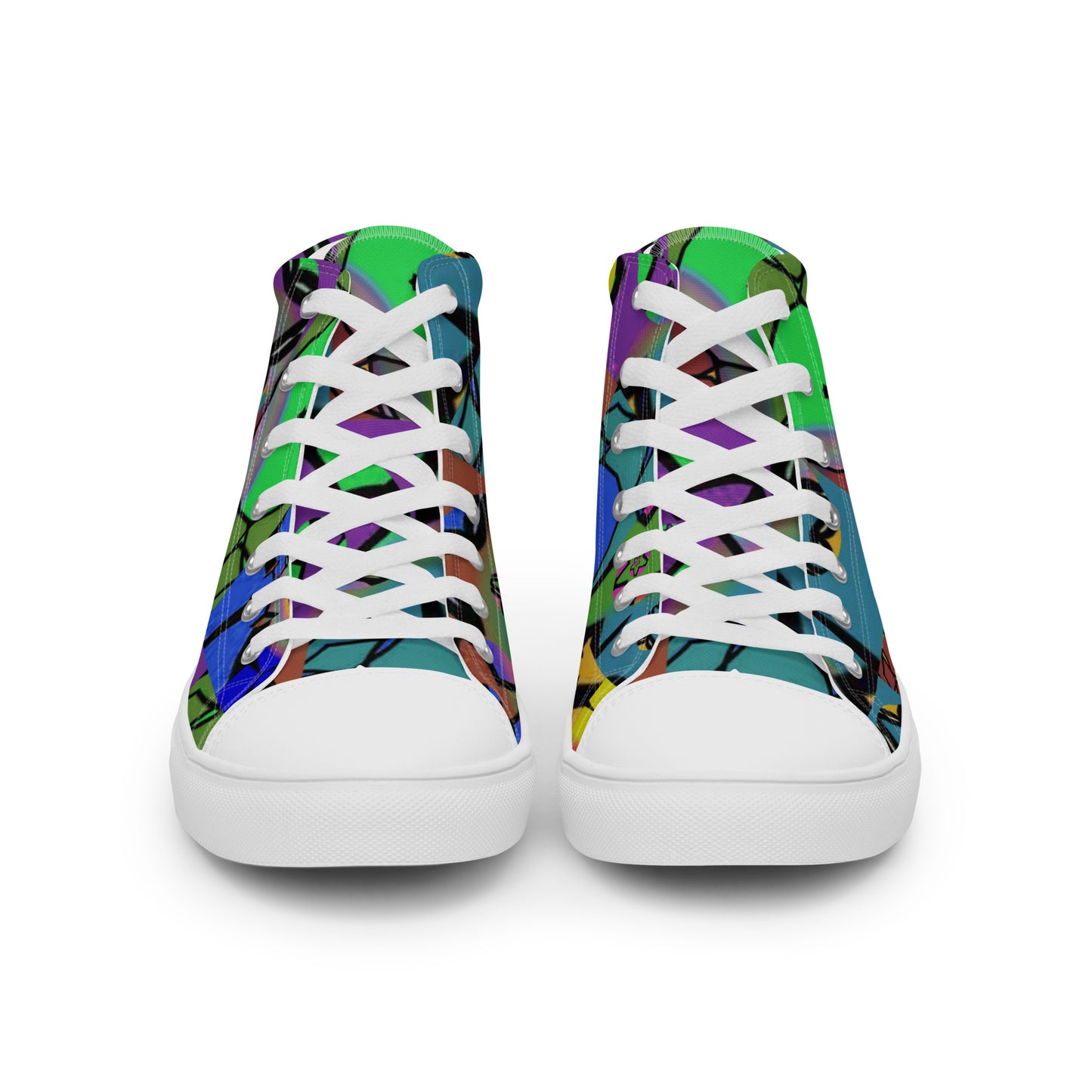 Women’s high top canvas shoes