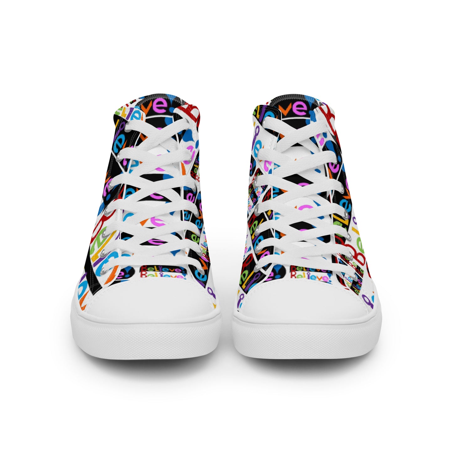 Women’s high top canvas shoes