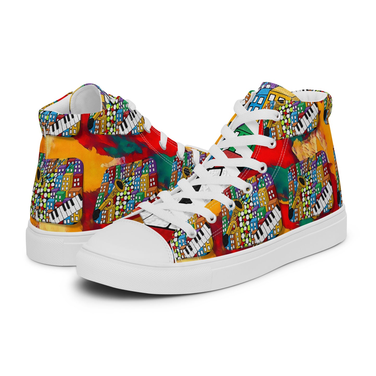 Sample Women’s high top canvas shoes