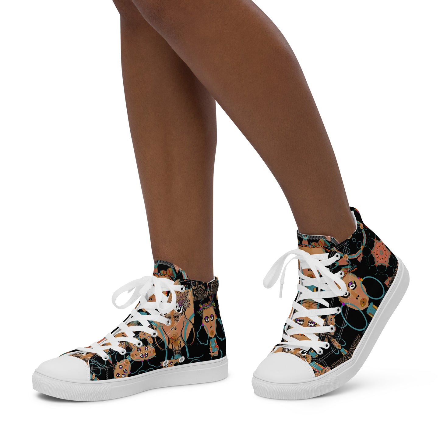 Women’s high top canvas shoesHBC