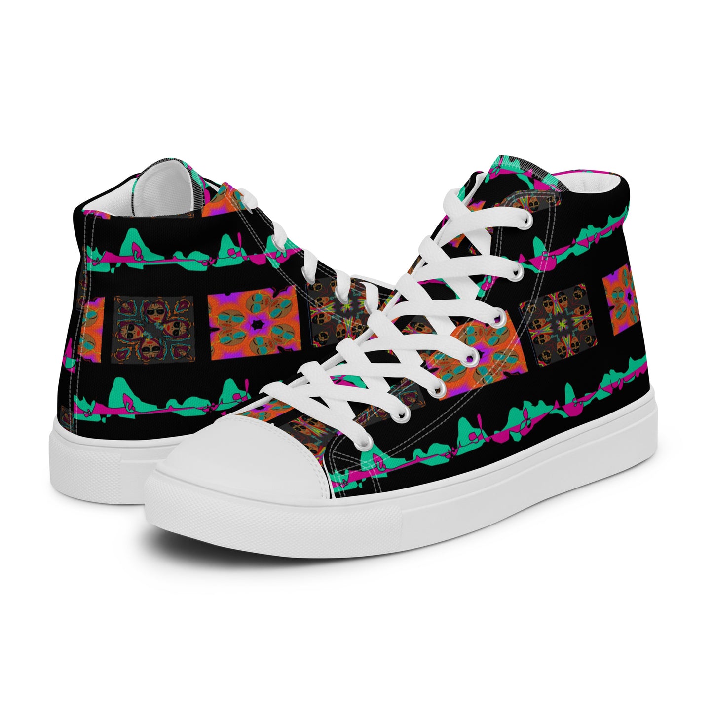 Women’s high top canvas shoes