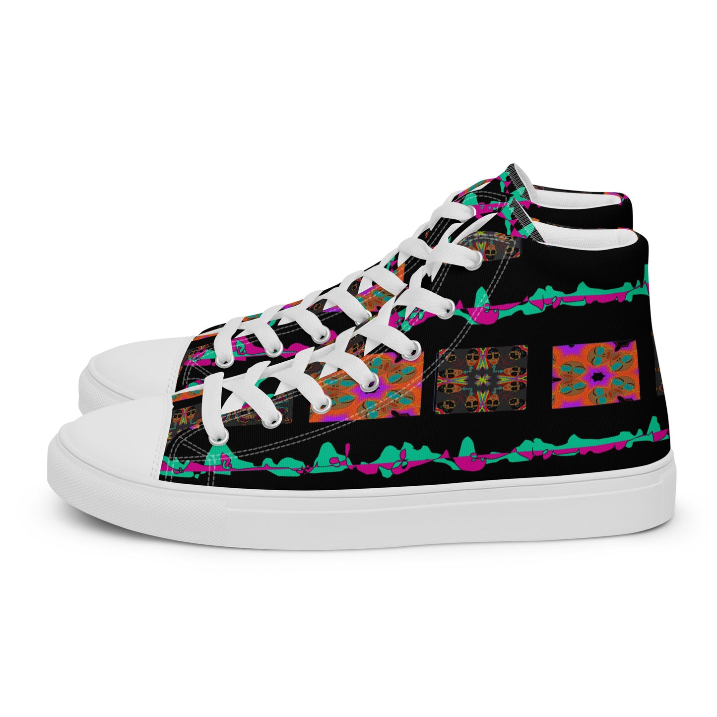 Women’s high top canvas shoes