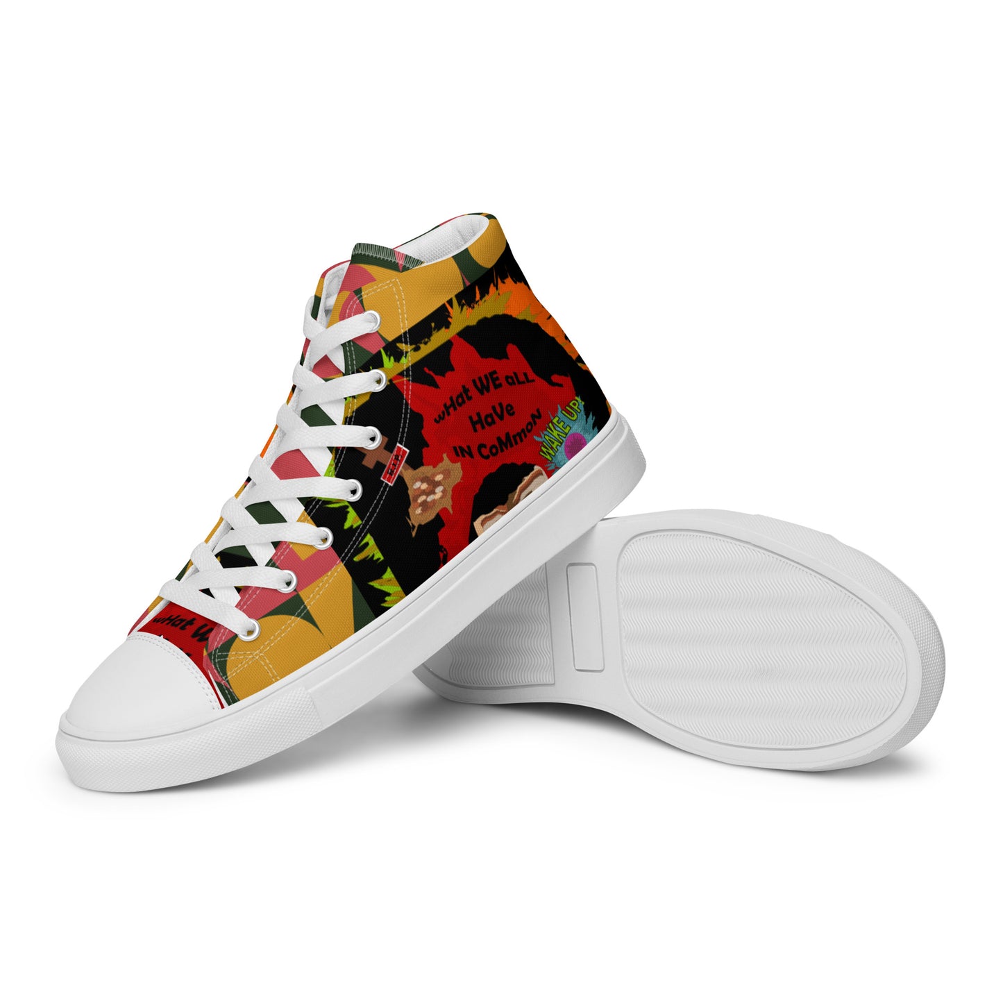 Women’s high top canvas shoes