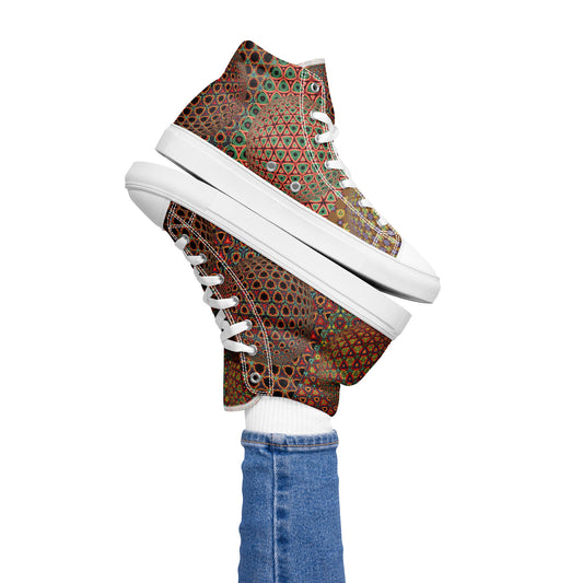 Women’s high top canvas shoes