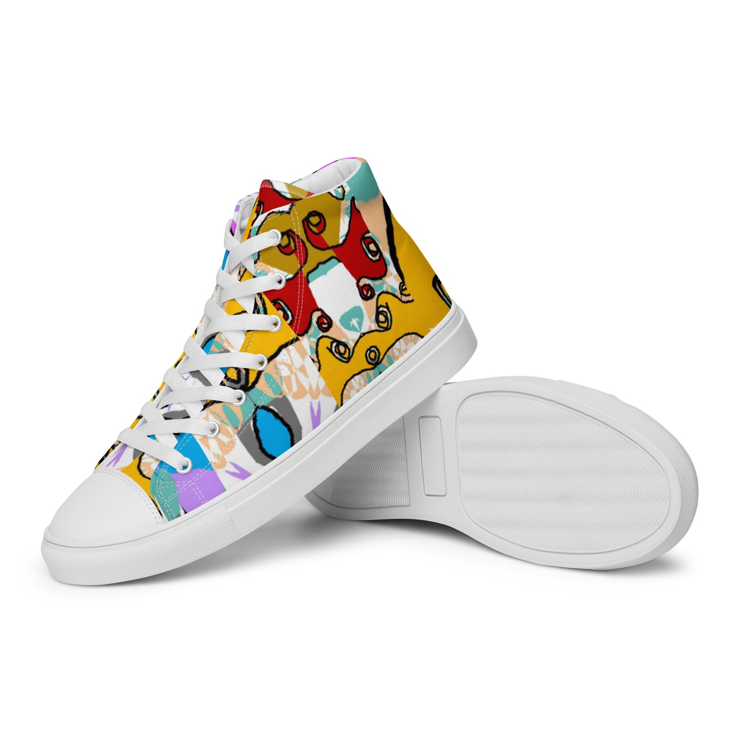 Women’s high top canvas shoes