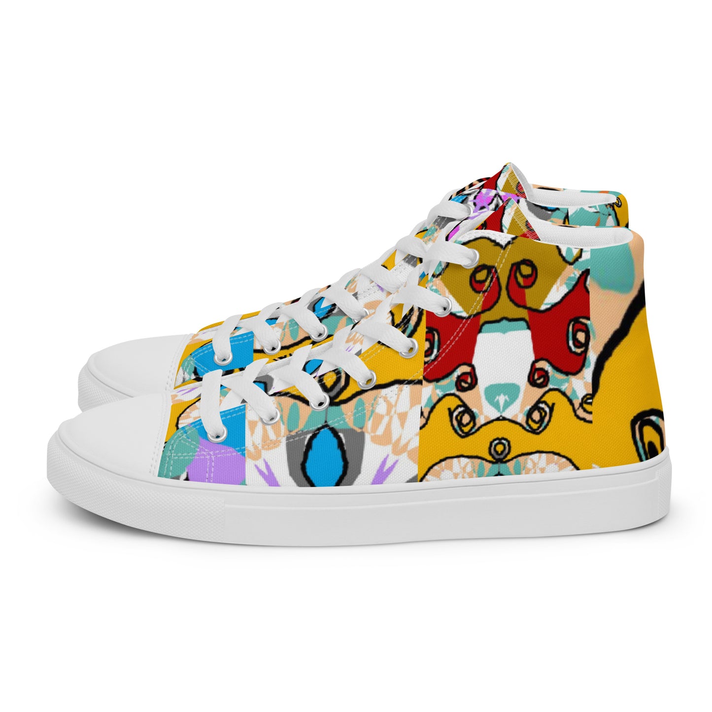 Women’s high top canvas shoes