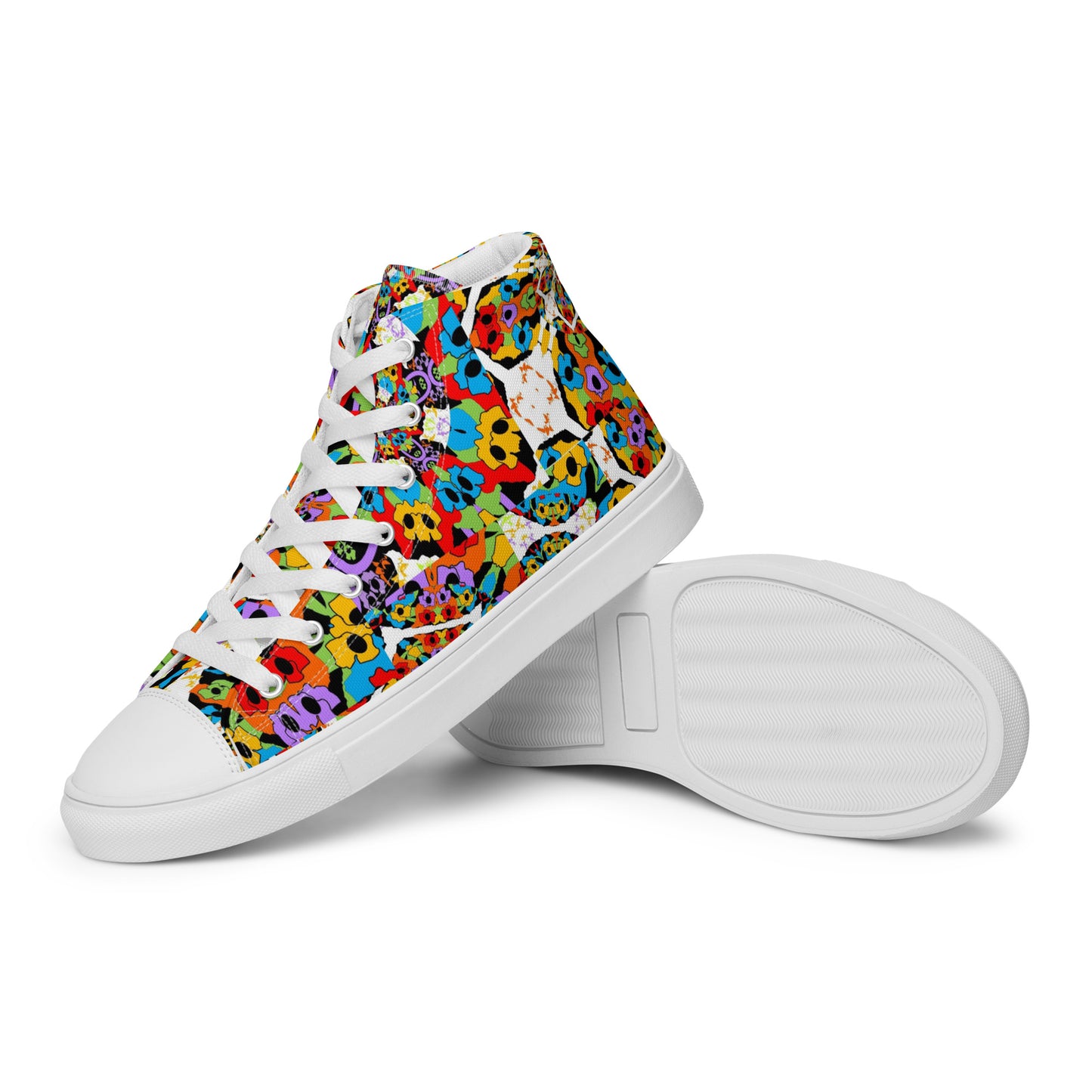 Women’s high top canvas shoes