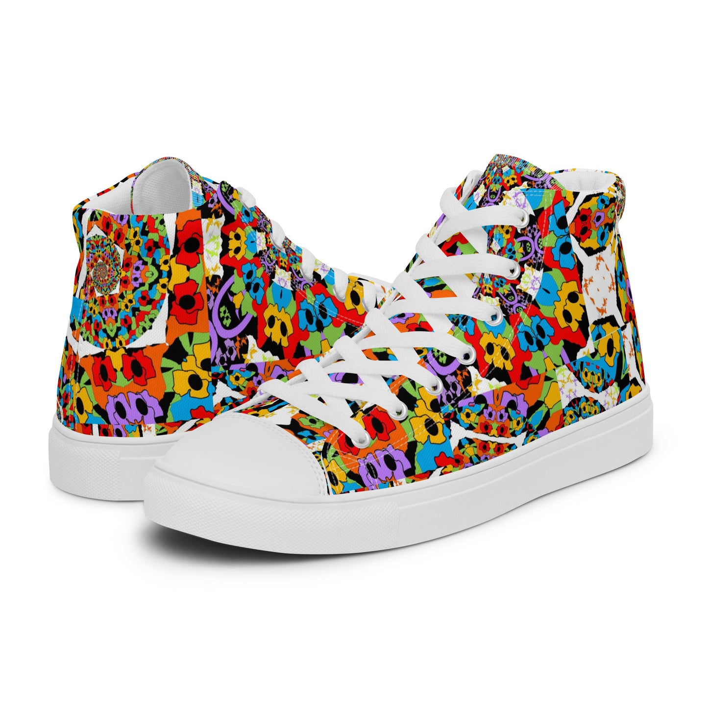 Women’s high top canvas shoes