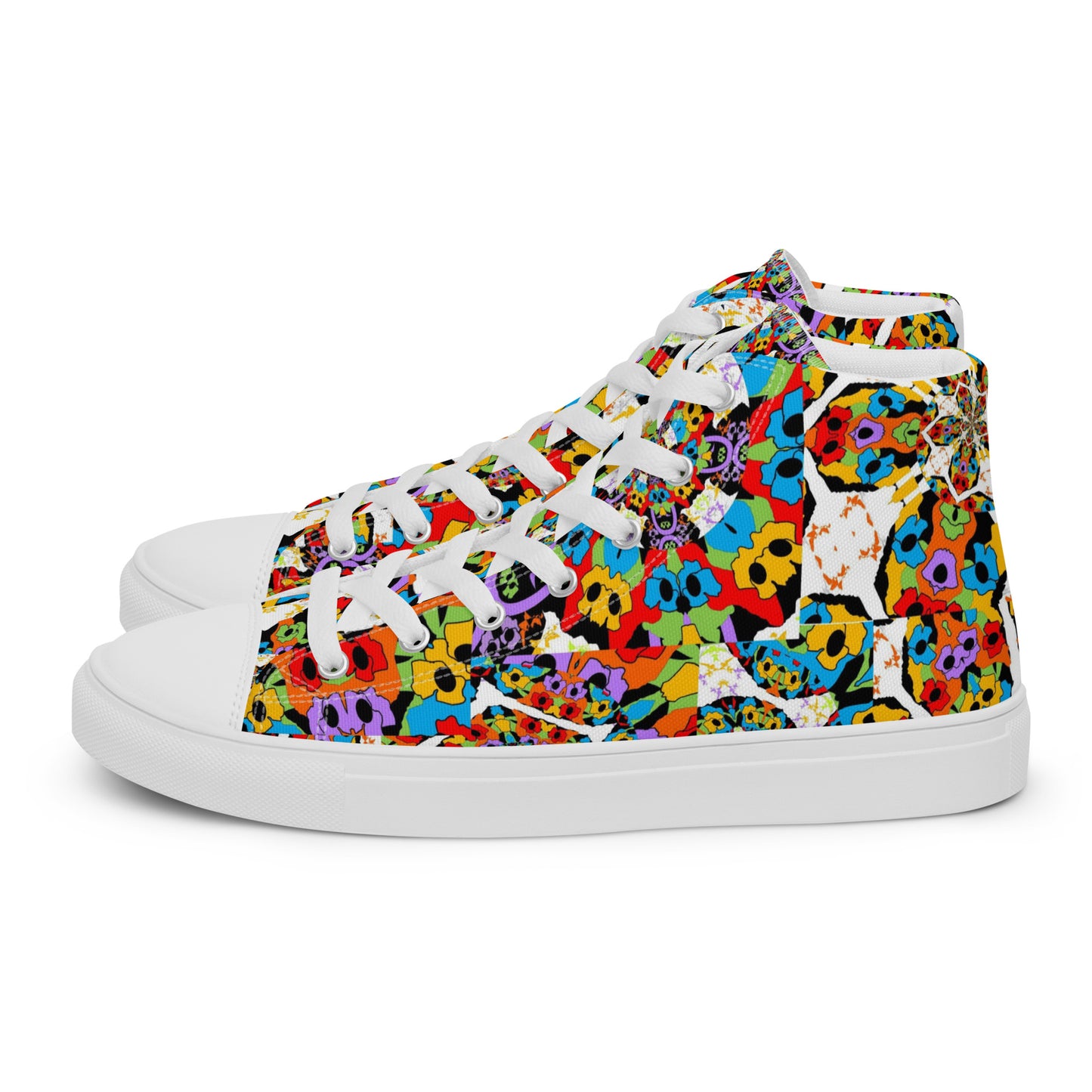 Women’s high top canvas shoes