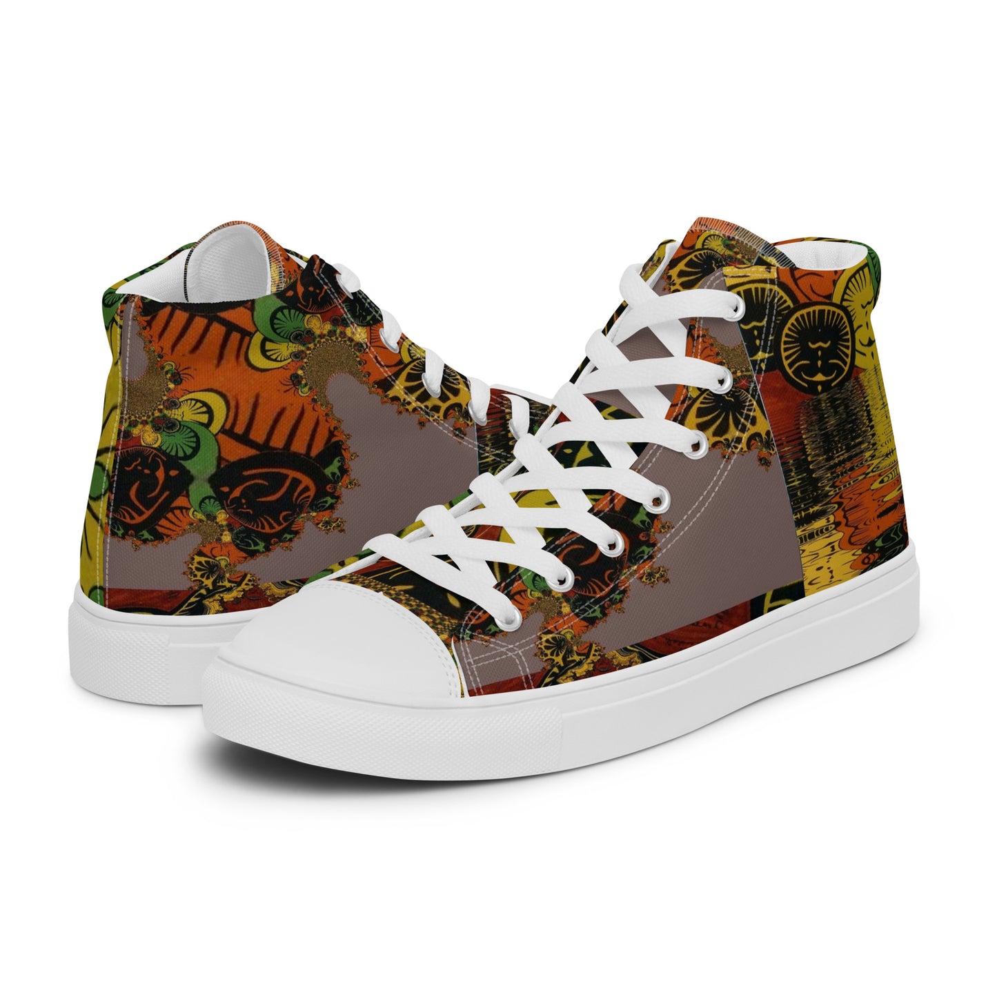 Women’s high top canvas shoes