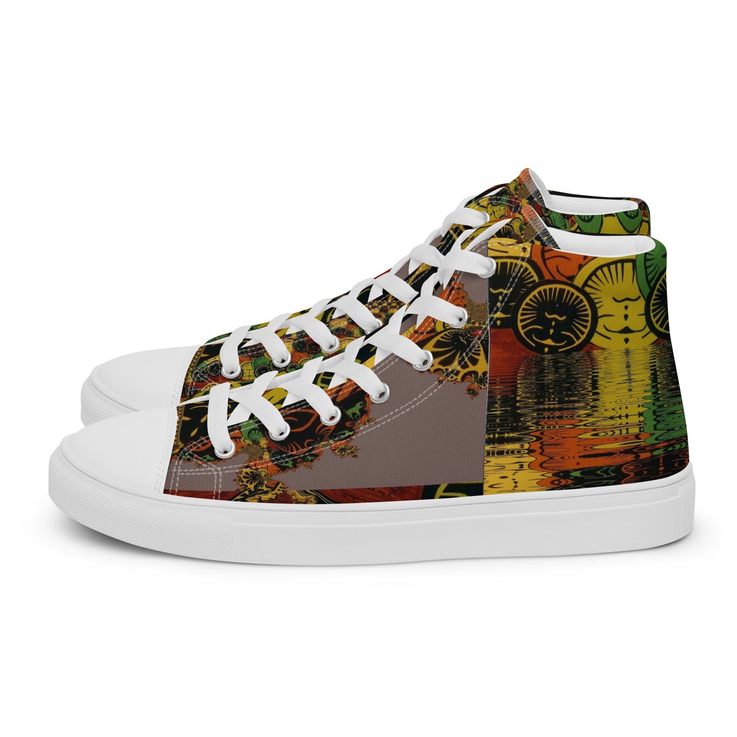 Women’s high top canvas shoes