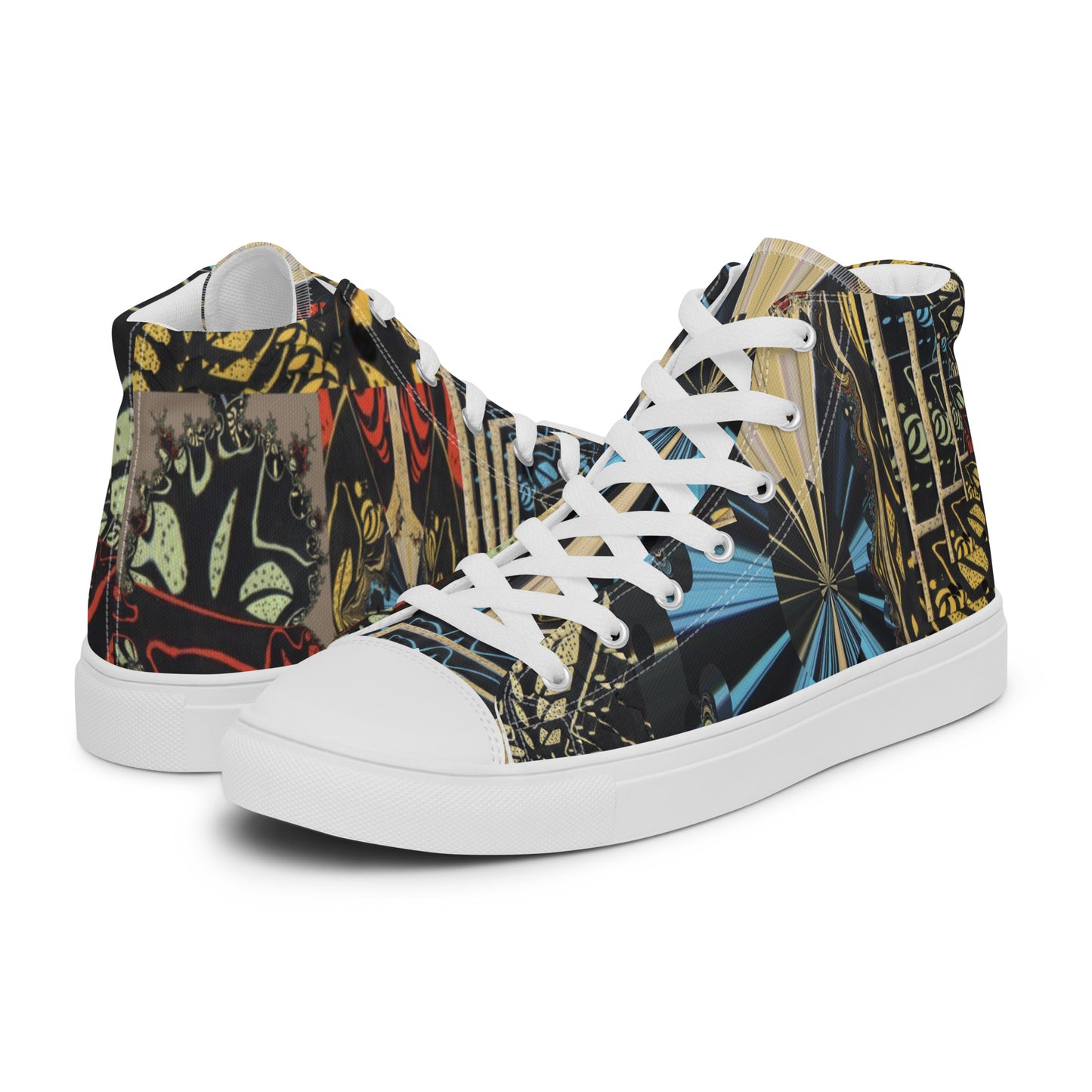 Women’s high top canvas shoes