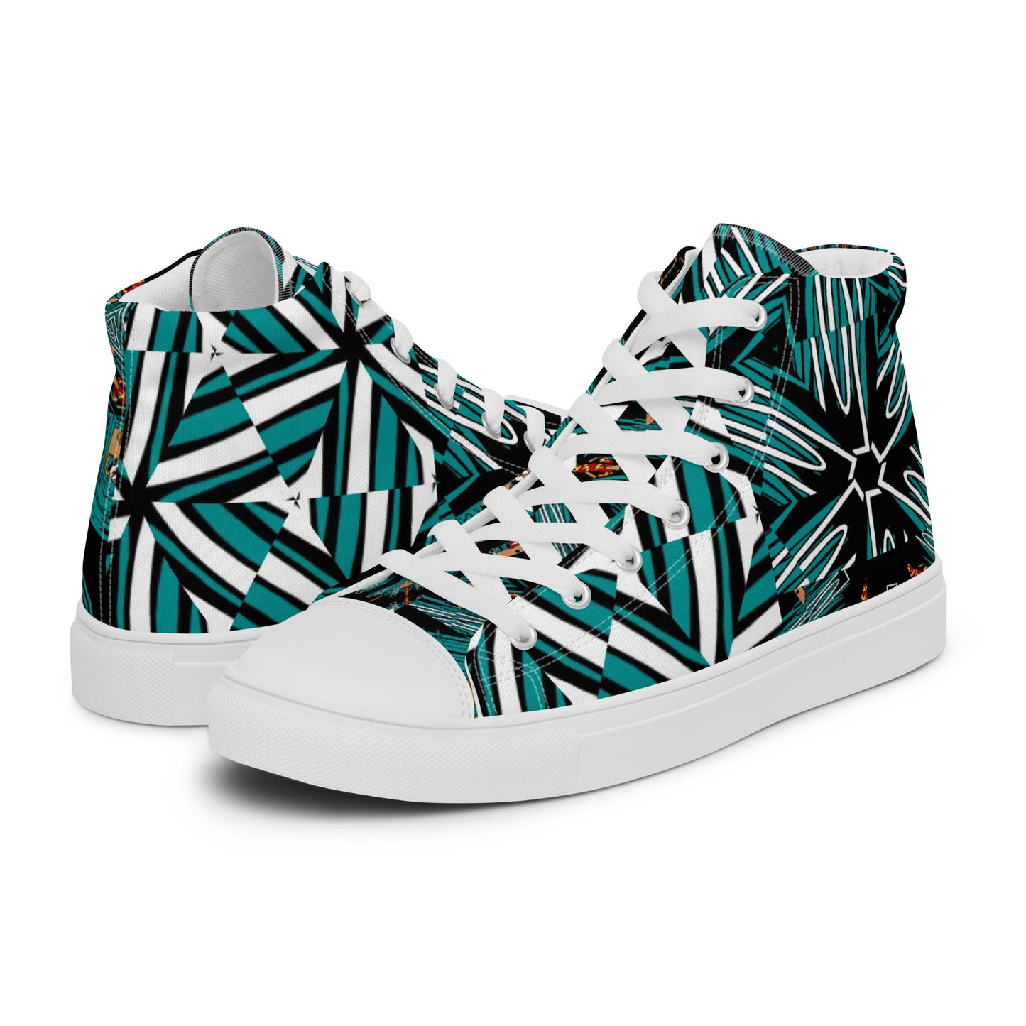 Women’s high top canvas shoes