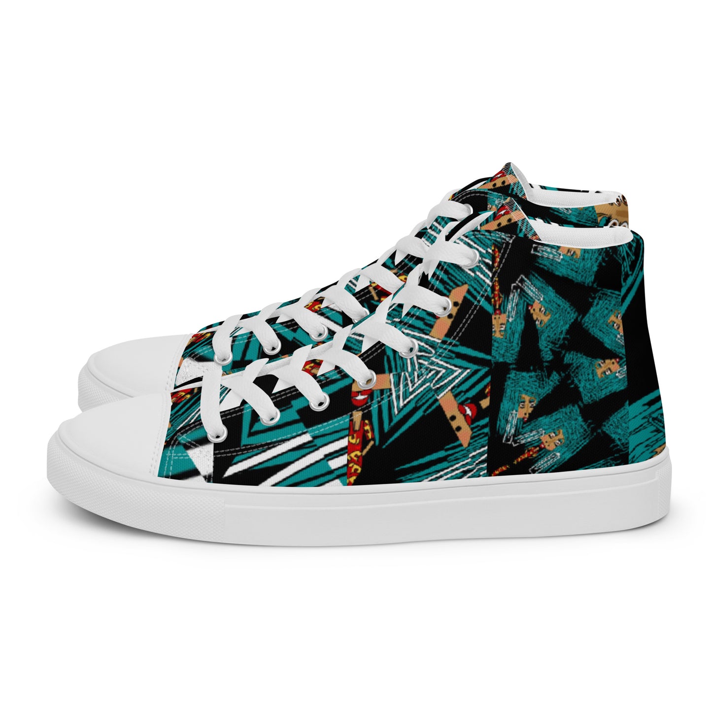 Women’s high top canvas shoes