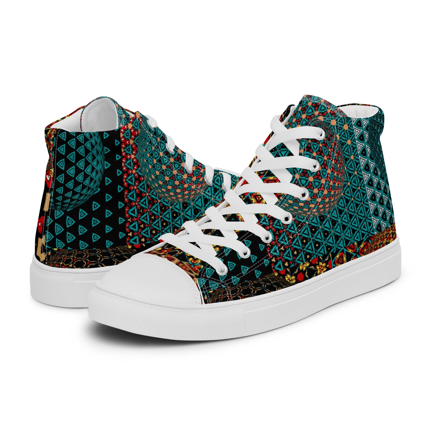 Women’s high top canvas shoes