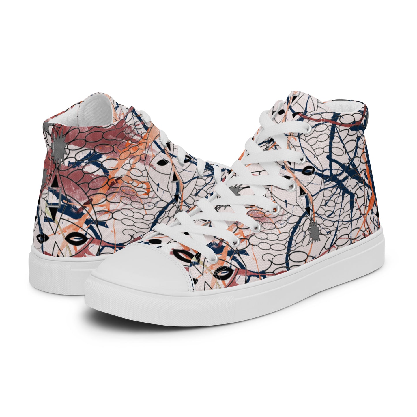 Women’s high top canvas shoes