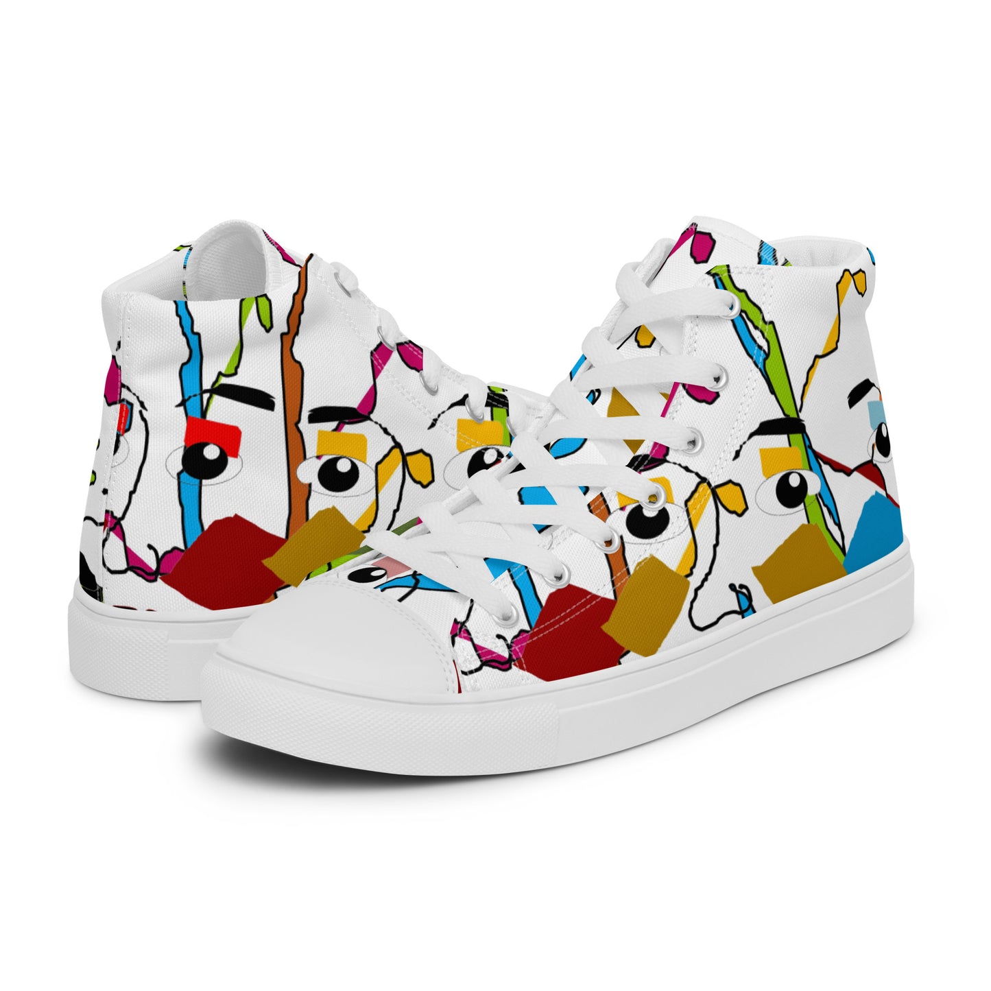 Women’s high top canvas shoes