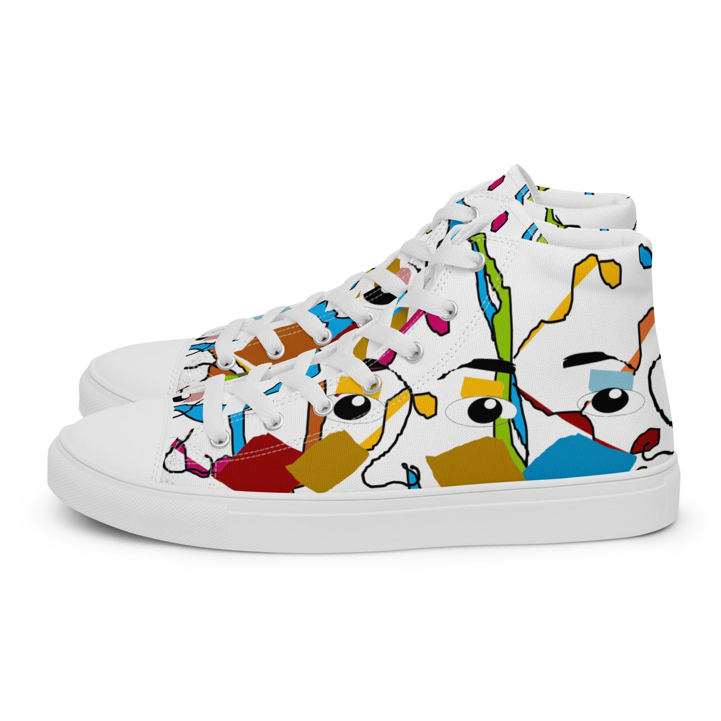 Women’s high top canvas shoes