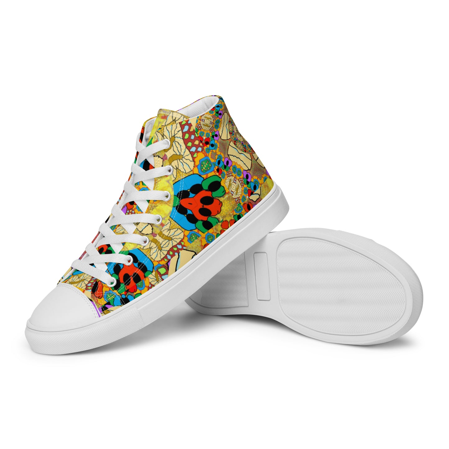 Women’s high top canvas shoes