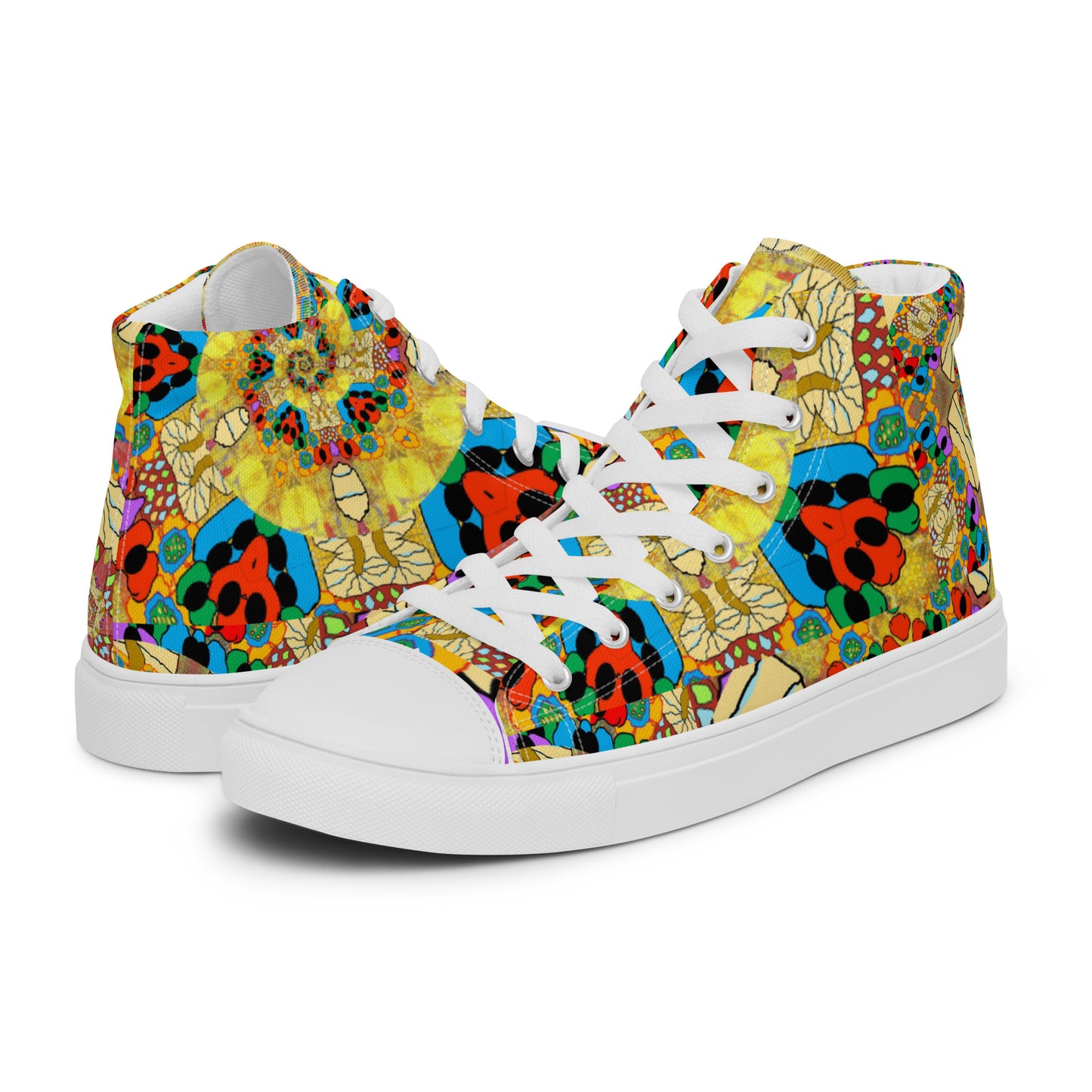 Women’s high top canvas shoes