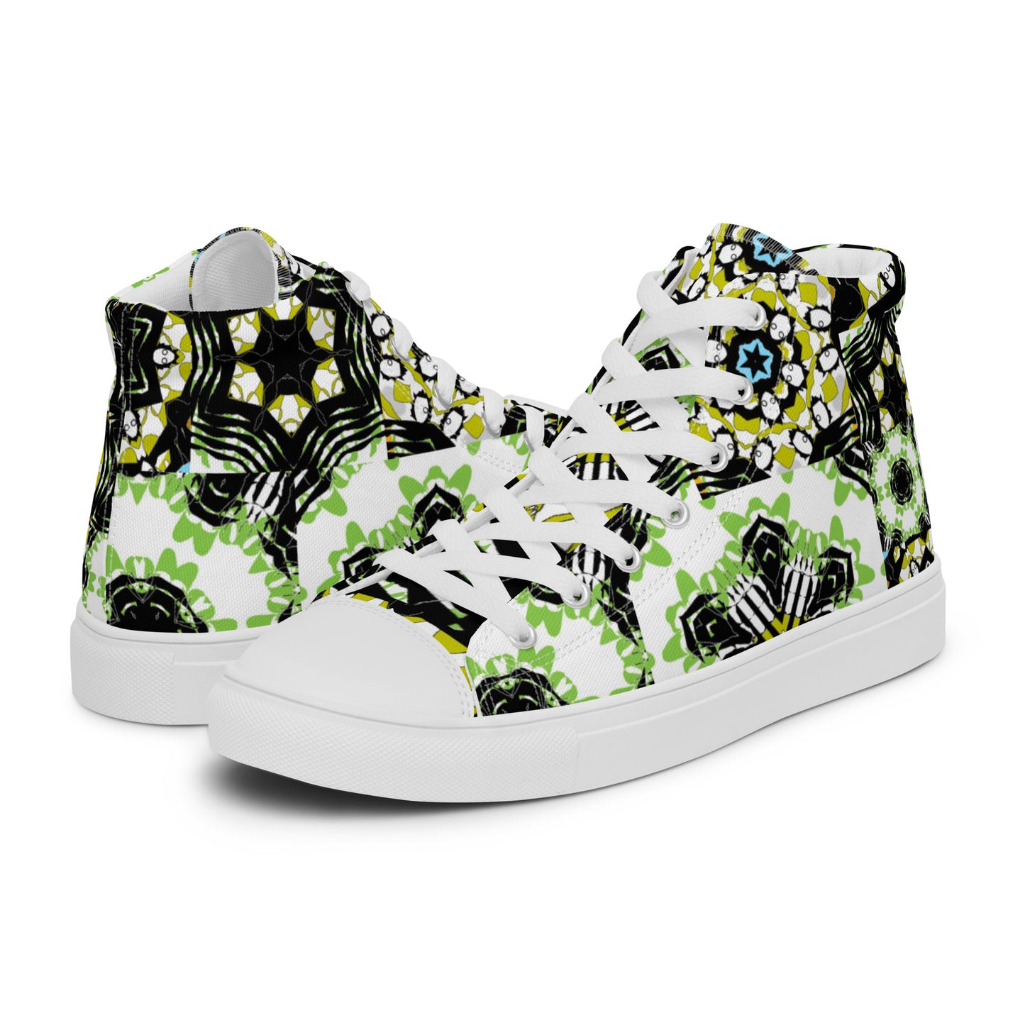 Women’s high top canvas shoes