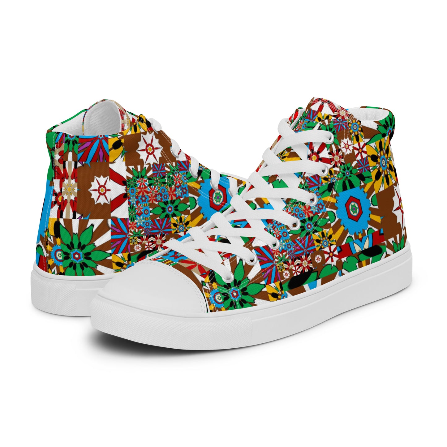 Women’s high top canvas shoes