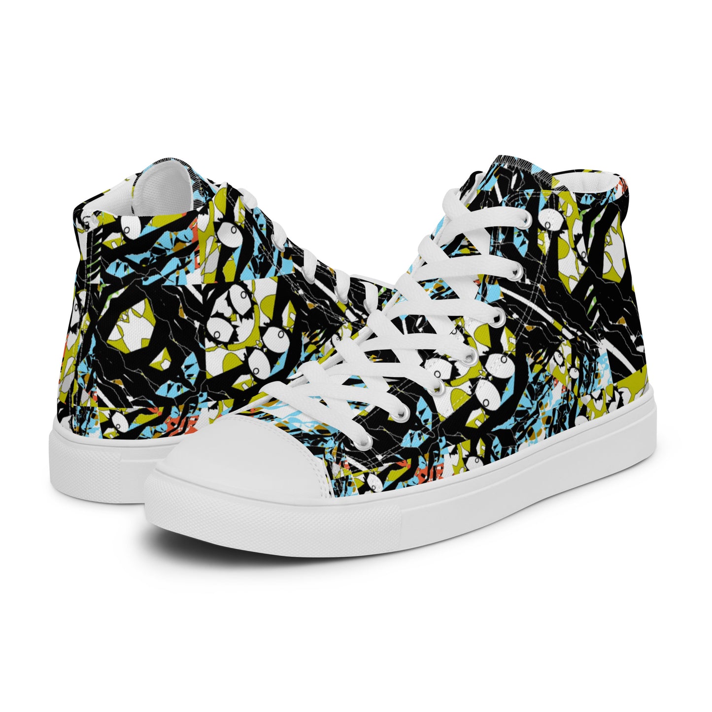 Women’s high top canvas shoes