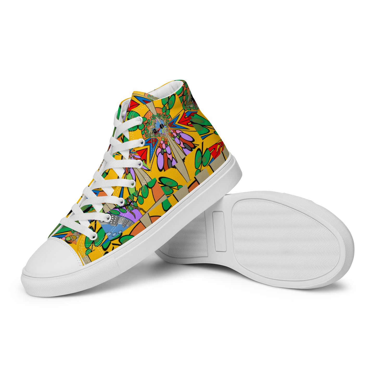 Women’s high top canvas shoes