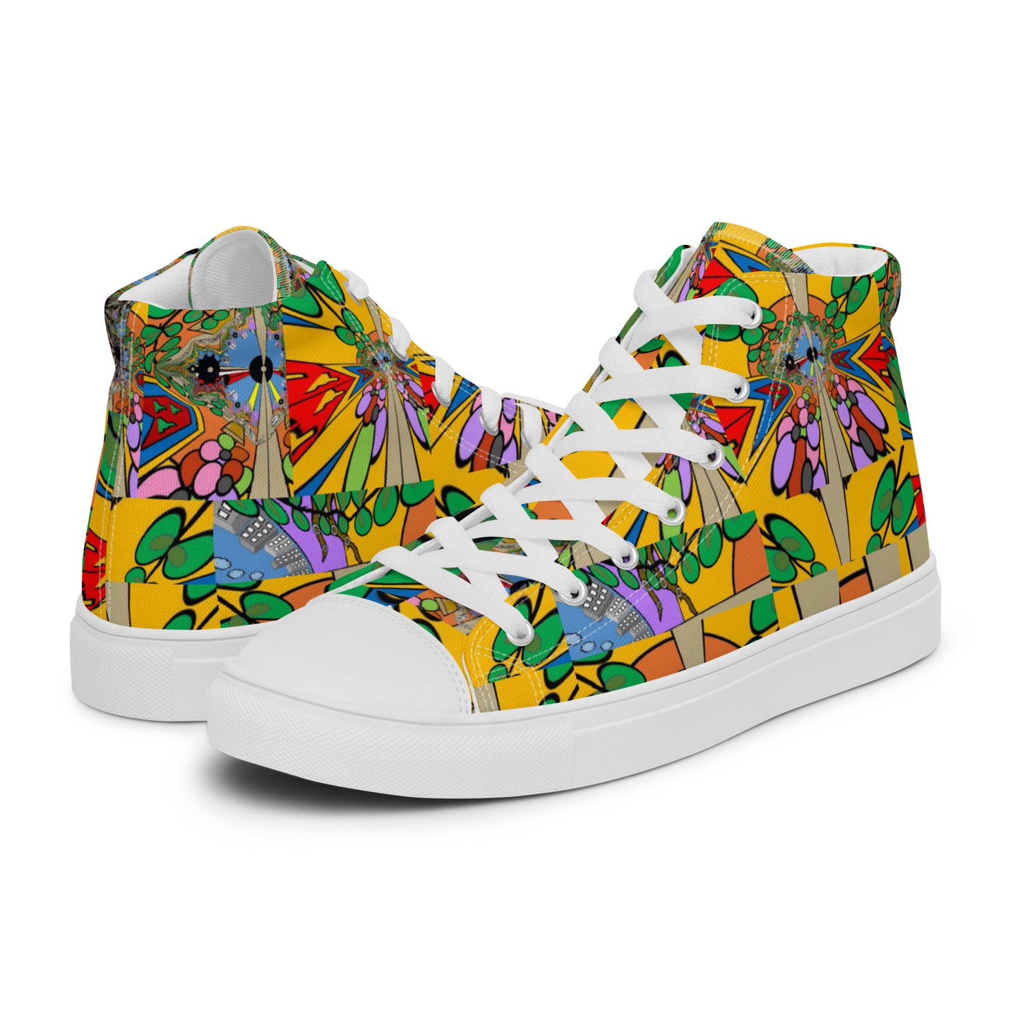 Women’s high top canvas shoes