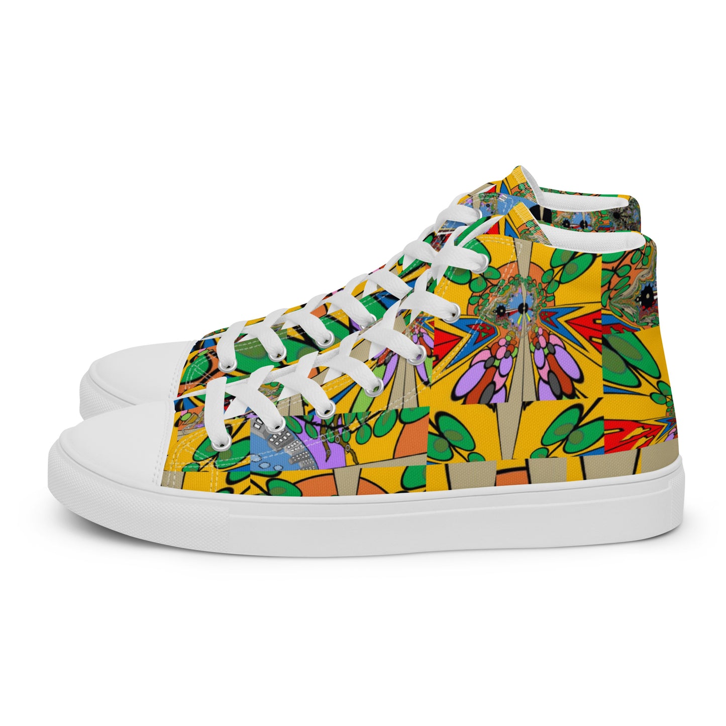 Women’s high top canvas shoes