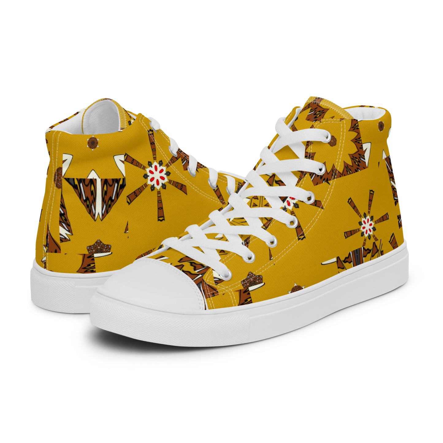 Women’s high top canvas shoes