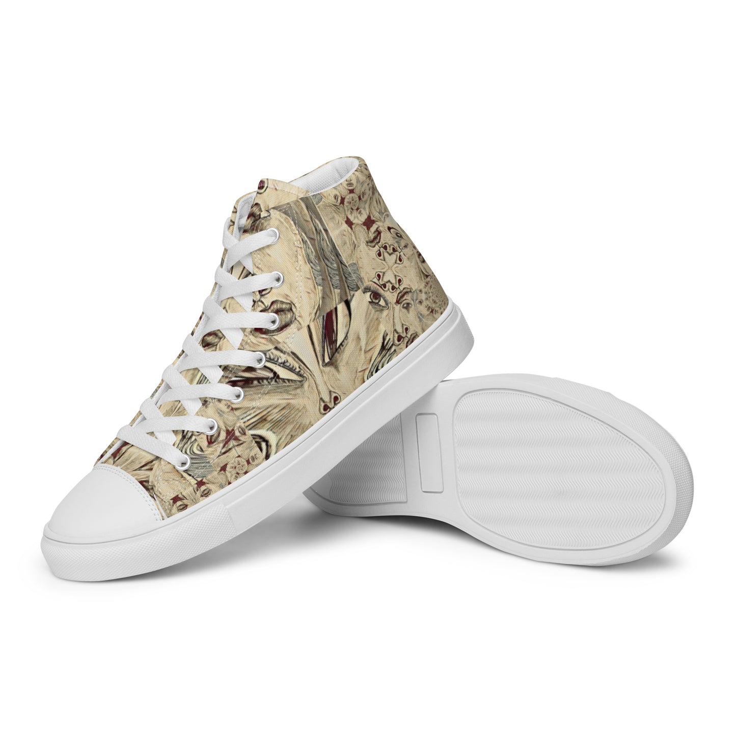 Women’s high top canvas shoes