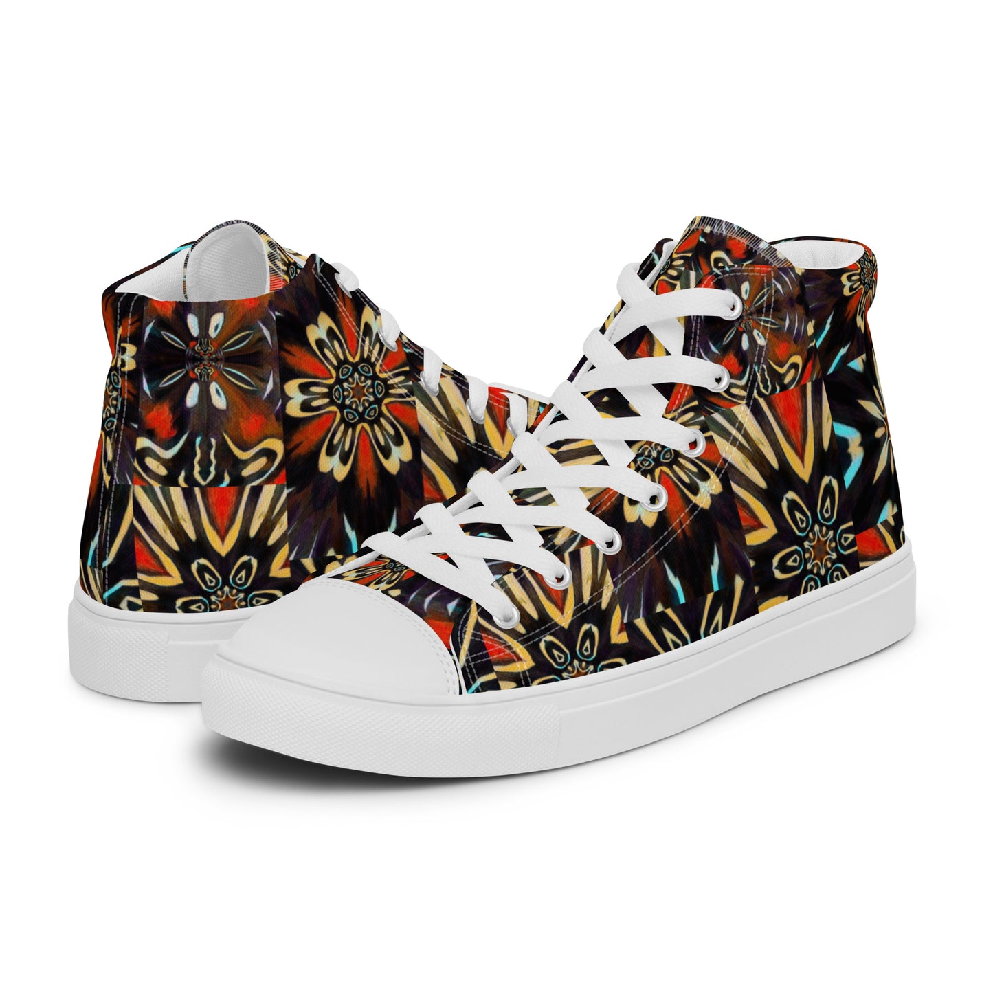 Women’s high top canvas shoes