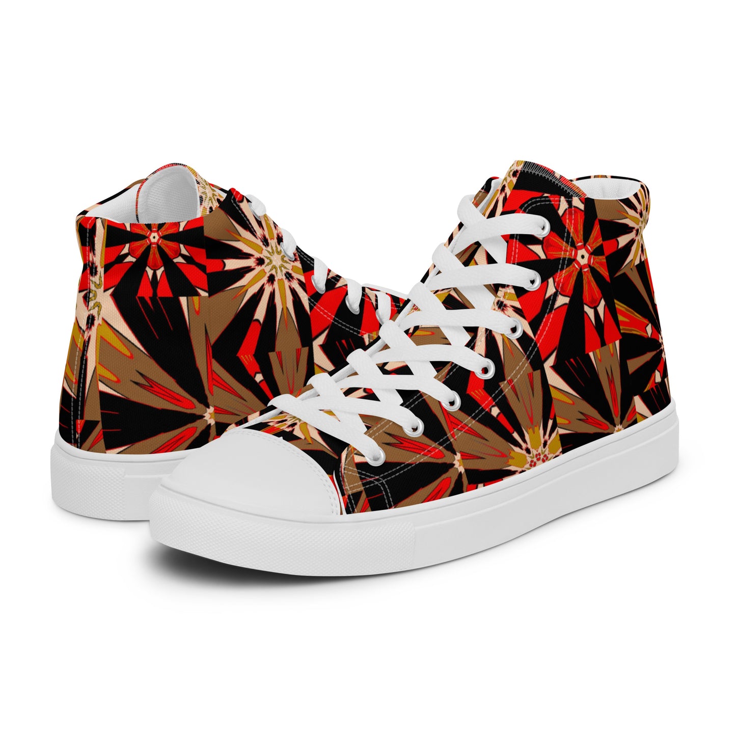 Women’s high top canvas shoes