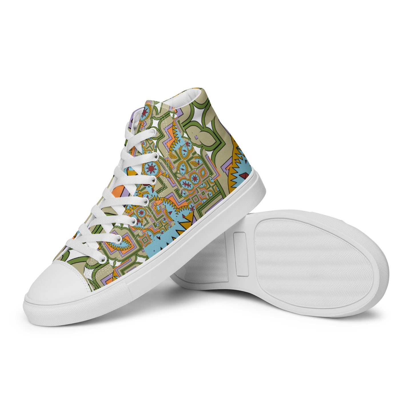 Women’s high top canvas shoes