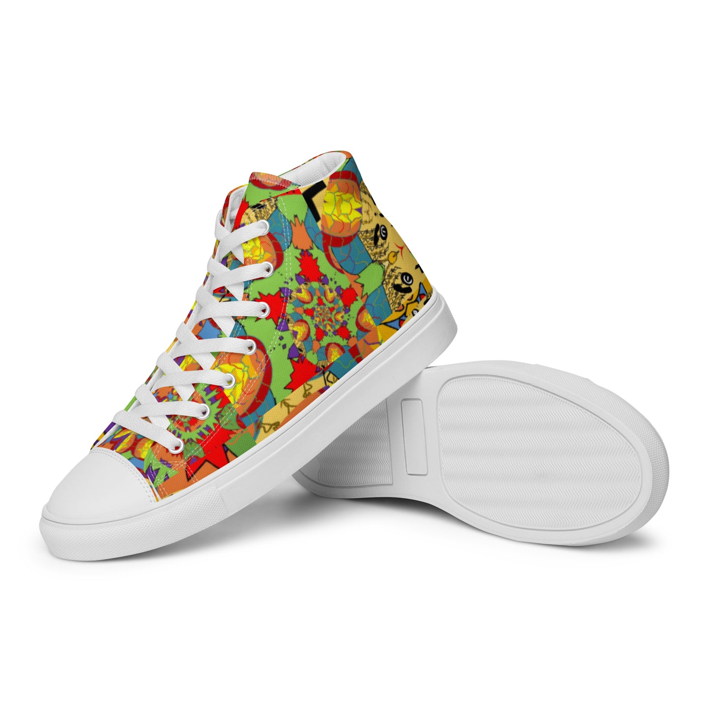 Women’s high top canvas shoes