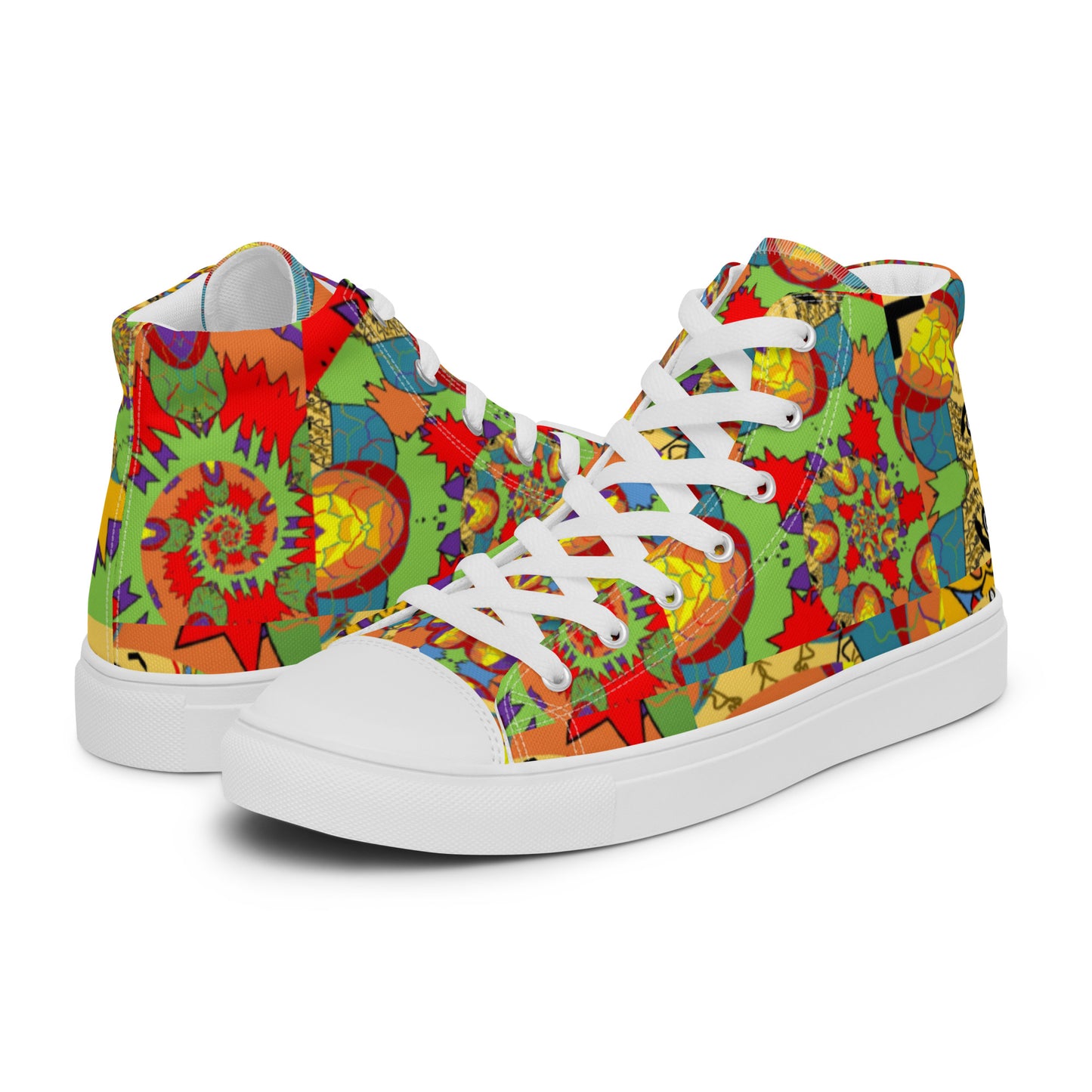 Women’s high top canvas shoes