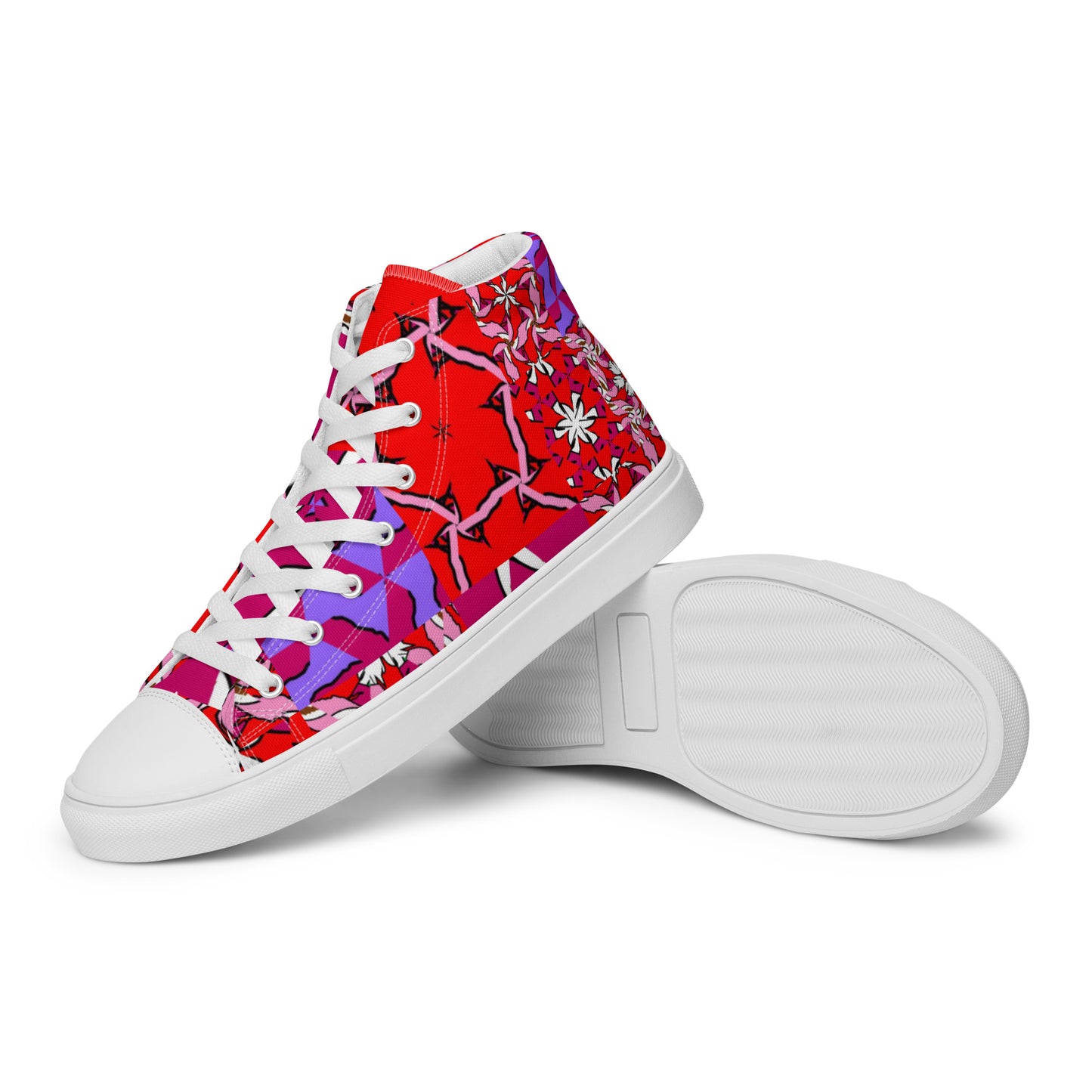 Women’s high top canvas shoes