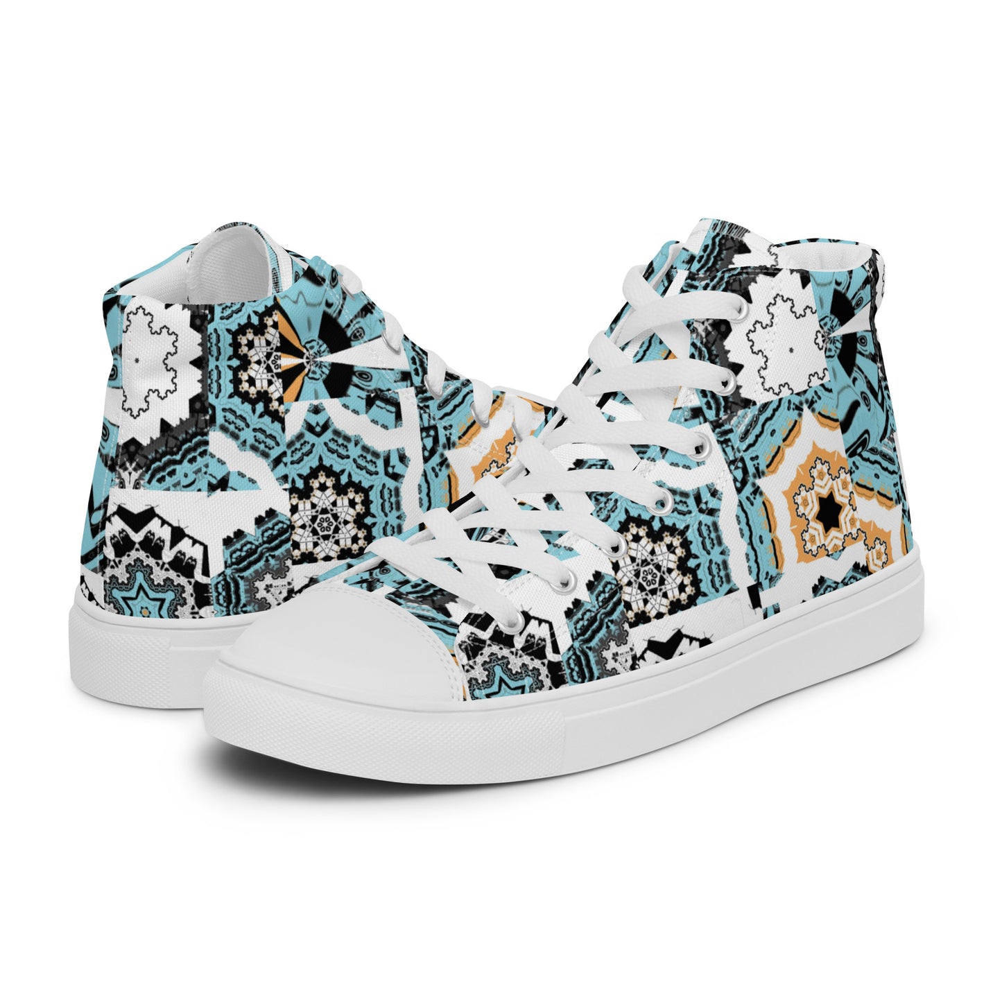 Women’s high top canvas shoes