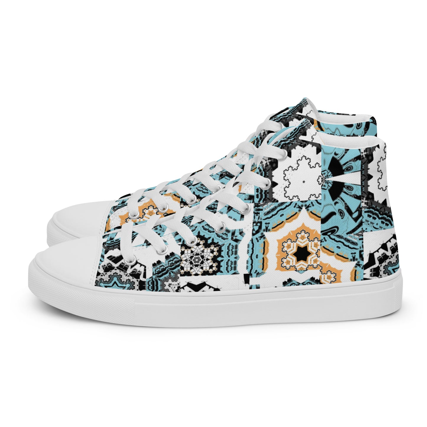 Women’s high top canvas shoes