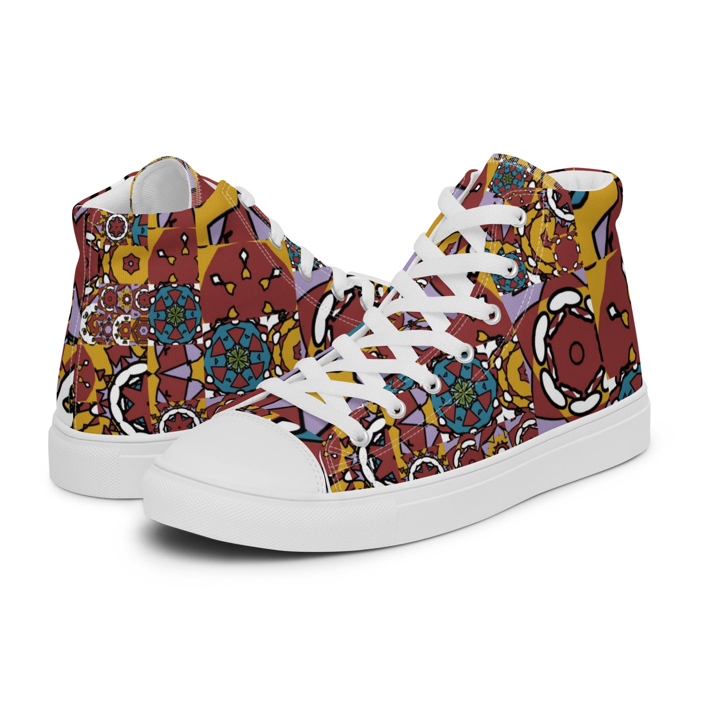 Women’s high top canvas shoes