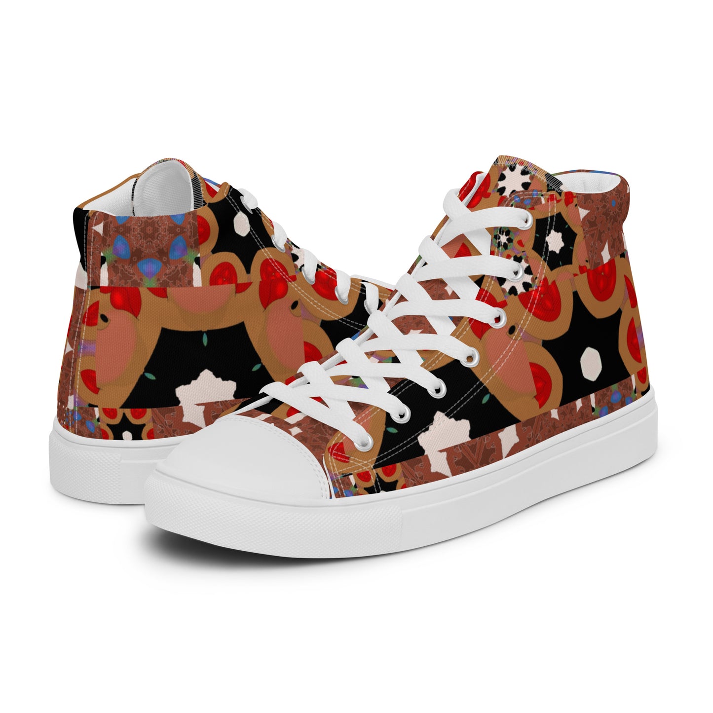 Women’s high top canvas shoes