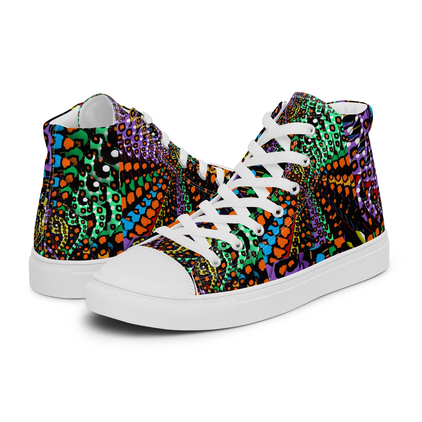 Women’s high top canvas shoes