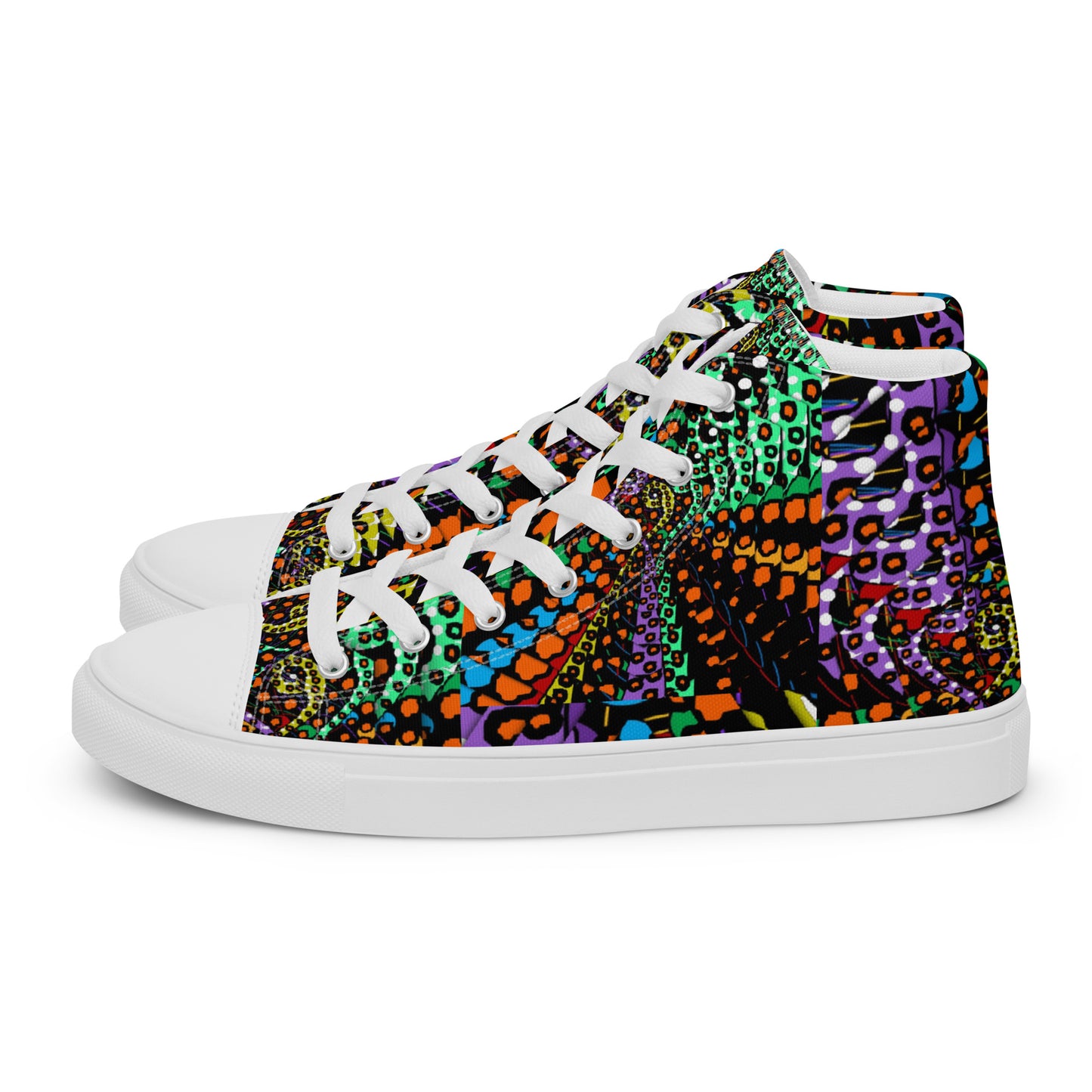 Women’s high top canvas shoes