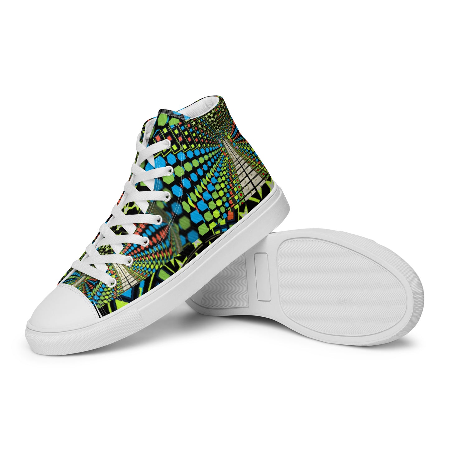 Women’s high top canvas shoes