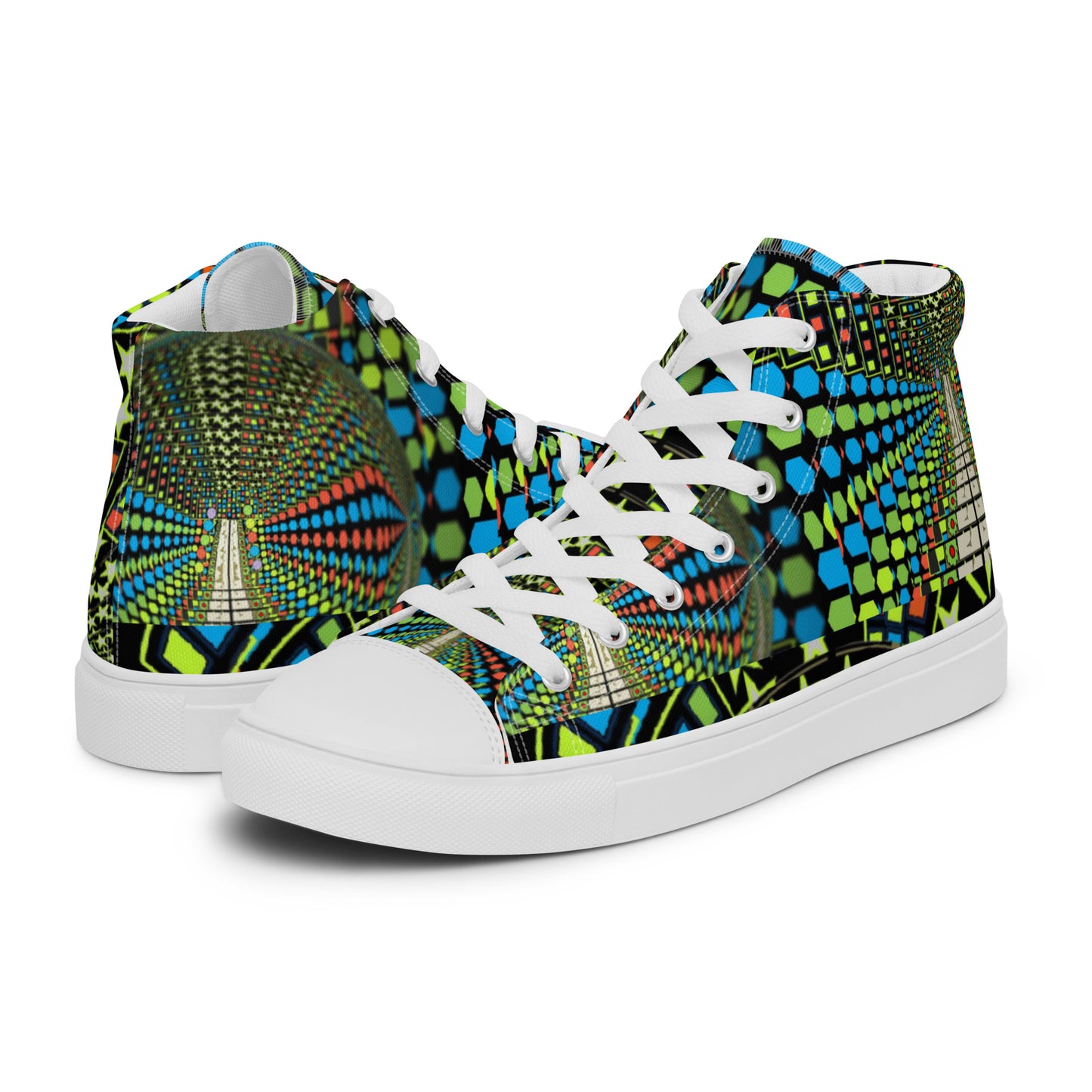 Women’s high top canvas shoes