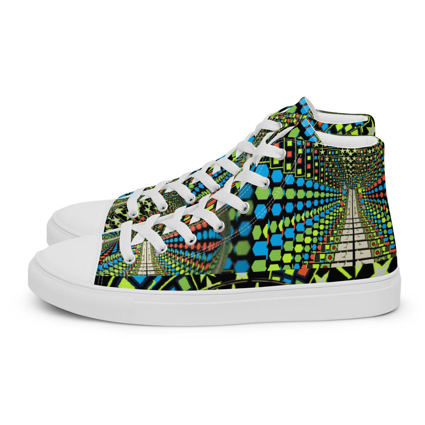 Women’s high top canvas shoes